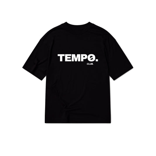 TEMPO OVERSIZED T-SHIRT BLACK